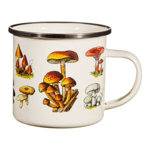 Krémový detský hrnček zo smaltu Vintage Mushroom - Sass & Belle