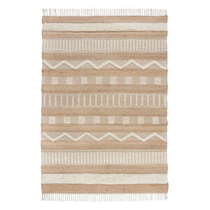 Béžový jutový koberec Flair Rugs Medina, 120 x 170 cm