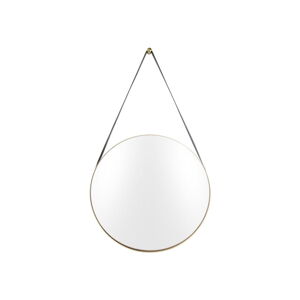 Nástenné zrkadlo s rámom v zlatej farbe PT LIVING Balanced, ø 47 cm