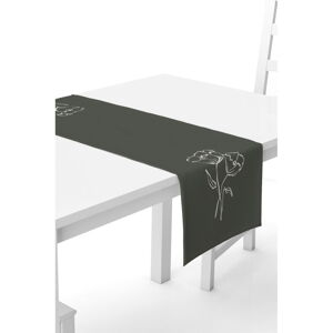 Zelený behúň na stôl Kate Louise, 40 x 140 cm
