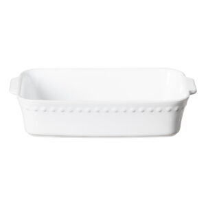 Biela kameninová zapekacia misa Costa Nova Pearl, 27 x 17 cm