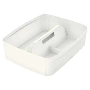 Biely organizér s držadlom Leitz MyBox, dĺžka 37,5 cm