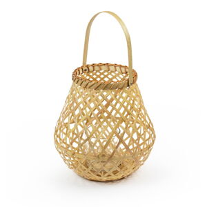 Bambusový lampáš Compactor Bamboo Lantern, ⌀ 25 cm