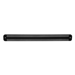Čierna magnetická lišta na nože Nirosta Black