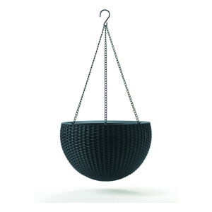 Plastový závesný a nástenný  kvetináč ø 35 cm Hangingsphere – Keter