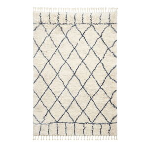 Krémovobiely koberec Think Rugs Aspen Lines, 80 x 150 cm