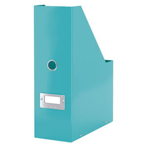 Tyrkysovomodrý kartónový organizér na dokumenty Click&Store - Leitz
