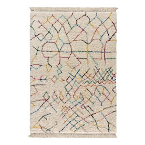 Krémovobiely koberec Universal Yveline Multi, 80 x 150 cm