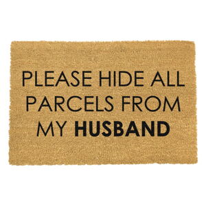 Rohožka z prírodného kokosového vlákna Artsy Doormats Please Hide, 40 x 60 cm