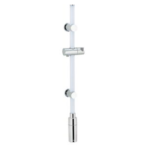 Nástenná sprchová tyč v striebornej farbe 74 cm LED – Wenko