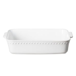 Biela kameninová zapekacia misa Costa Nova Pearl, 30 x 20 cm