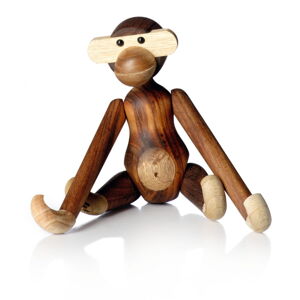 Soška z masívneho dreva Kay Bojesen Denmark Monkey