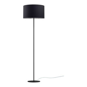 Čierno-strieborná stojacia lampa Sotto Luce Mika, Ø 40 cm