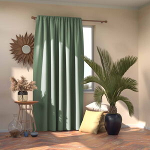 Svetlozelený zatemňovací/termo záves 140x245 cm Pleat – Restilo