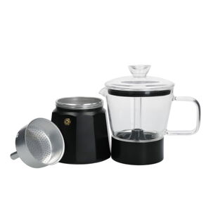 Čierna moka kanvička z nerezovej ocele 0.29 l La Cafetiere Verona - Kitchen Craft