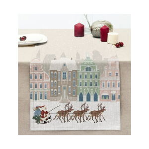 Behúň na stôl s vianočným motívom 45x140 cm - Mila Home