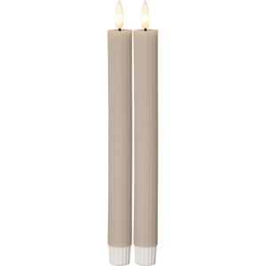 LED sviečky v súprave 2 ks (výška  25 cm) Flamme Stripe – Star Trading
