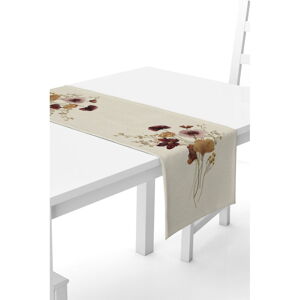 Béžový behúň na stôl Kate Louise, 40 x 140 cm