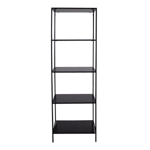 Čierna knižnica House Nordic Vita Shelf, 51 x 170 m